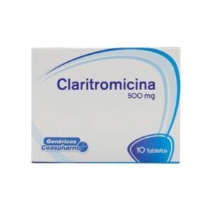 Claritromicina 500 mg caja x 10 tabletas Coaspharma