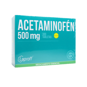 Acetaminofen 500mg caja x 300 Laproff