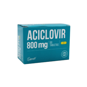 Aciclovir de 800 mg caja x 50 tab Laproff