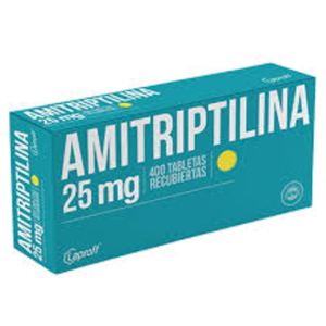 Amitriptilina 25mg caja x 400 tab Laproff