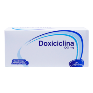 Doxiciclina 100mg caja x 250 caps Coaspharma