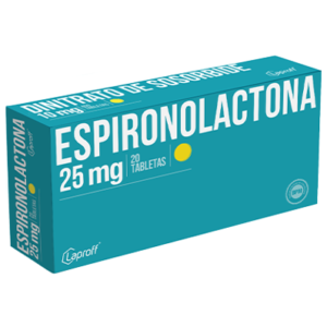 Espironolactona 25mg caja x 20 tab Laproff