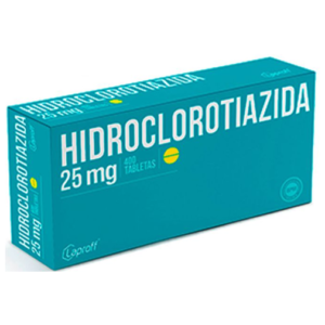 Hidroclorotiazida 25mg caja x 400 tab Laproff