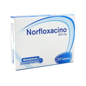 Norfloxacino 400mg caja x 20 und Coaspharma