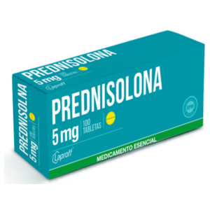 Prednisolona 5mg caja x 100 tab Laproff