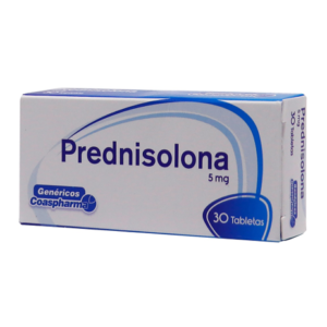 Prednisolona 5mg caja x 30 tab Coaspharma