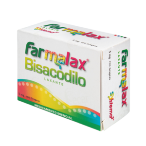 Farmalax bisacodilo 5 mg caja x 100 ecar