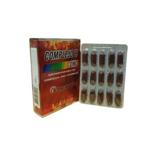 Complejo B + zinc de cja x 30 caps Total Max