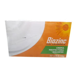 Biozinc calendula crema caja x 32 sob Disanfer