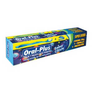 Crema dental chicle tbo x 30 gr+cepillo Oral Plus