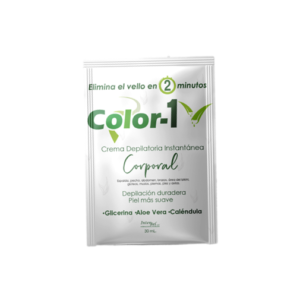 Crema depilatoria corporal Sachet x 30 ml Color 1 Interbel