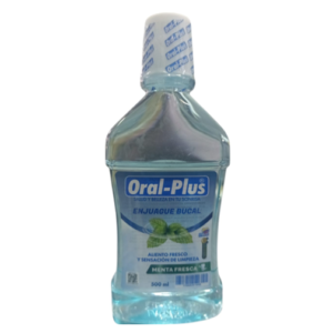 Enjuague bucal cool mint fco x 500 ml Oral Plus