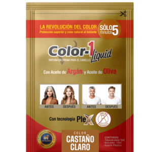 Tinte 5 min Castaño Claro sachet x 15 ml Interbel