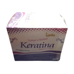 Tratamiento capilar keratina caja x 20 und Chenier