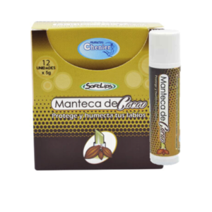 Manteca de cacao 5gr caja x 12 und Disanfer
