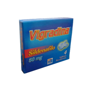 Vigradina sildenafilo 50 mg caja x 4 tab de Bioquifar