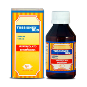 Tussionex duo bromhexina+guayacolato fco x 120 ml Bioquifar