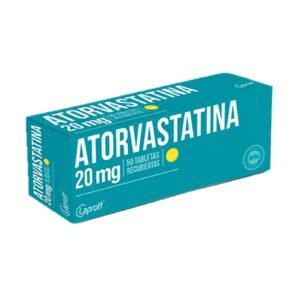 Atorvastatina 20 mg caja x 50 Tab Laproff