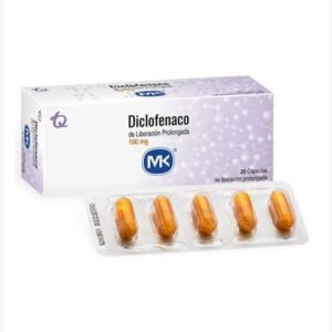 Diclofenaco 100 mg liberación prolongada caja x 20 caps MK