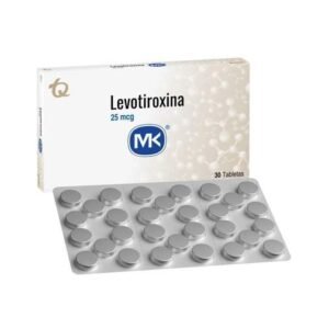 Levotiroxina 25mcg caja x 30 tab MK