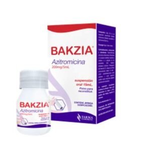Bakzia Azitromicina suspensión fco x 15 ML de Farmacomercial