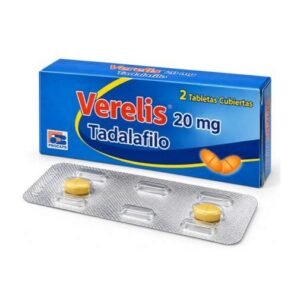 Verelis Tadalafilo 20 mg caja x 2 tabletas de Bioquifar