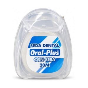 Seda dental con cera paq x  20 metros canal mayorista color transparente de oral plus