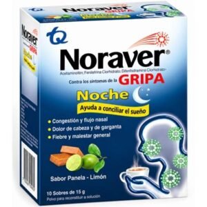 Noraver noche gripa  caja x 10 sobres TQ