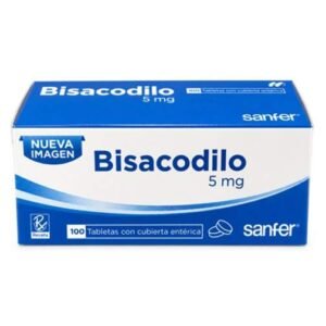 Bisacodilo 5 mg caja x 100 tabletas de Recipe