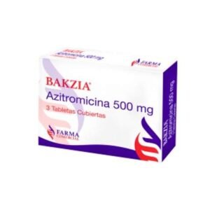 Bakzia Azitromicina tableta caja x 3 und de Farmacomercial