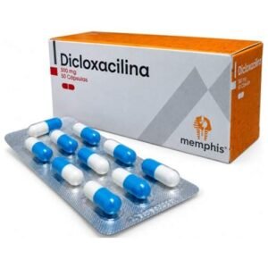 Dicloxacilina 500 mg caja x 50 capsulas de Memphis