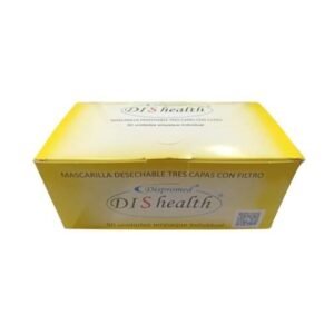Tapabocas DisHealth caja x 50 und de Dispromed